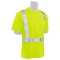 Erb Safety T-Shirt, Birdseye Mesh, Short Sleeve, Class 2, 9006S, Hi-Viz Lime, 4XL 61675